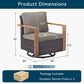 Sunwell Garden Outdoor Swivel Glider Chair in Gay (Set of 2), , large
