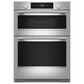KitchenAid 2-Piece Kitchen Package with PrintShield Stainless Steel 30" Smart Combination Wall Oven and Black 30" Electric Cooktop, , large