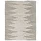 Feizy Navaro 5"6" x 8"6" Ivory and Gray Area Rug, , large