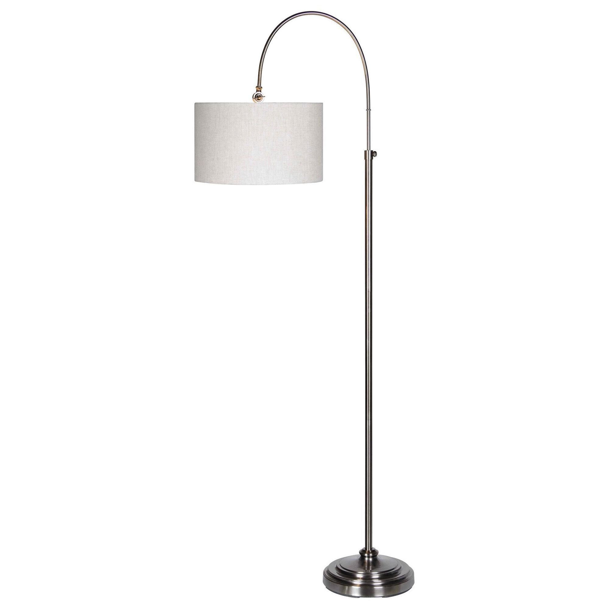 Pewter floor lamp top