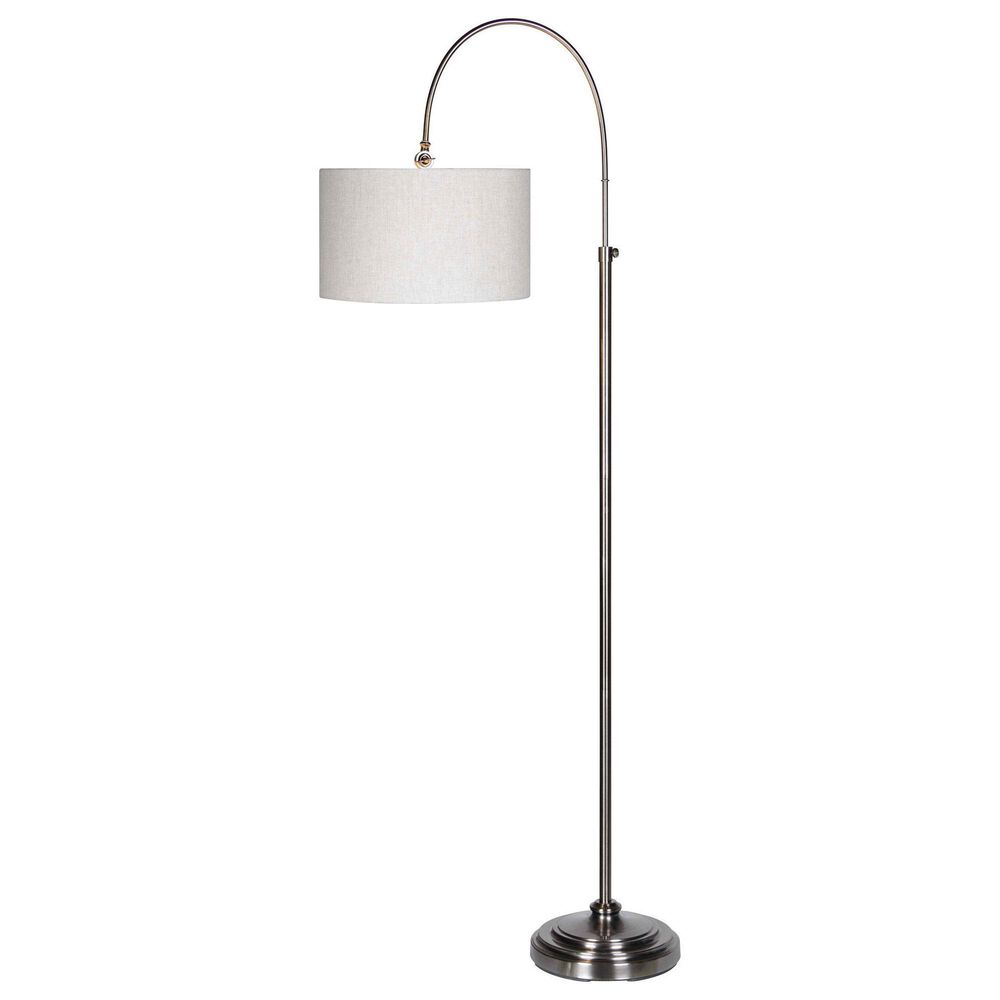 Southern Lighting Porter Floor Lamp in Silver and Pewter, , large