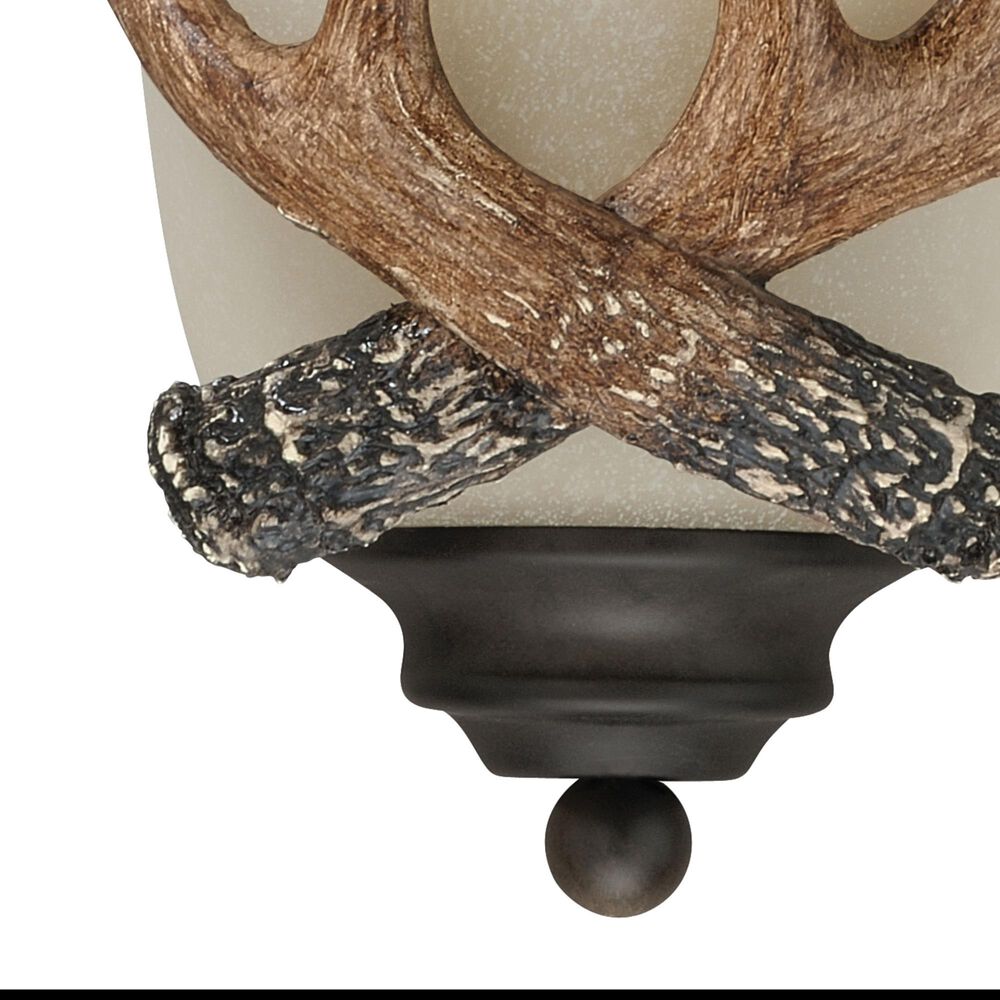 Vaxcel Yoho 10" 1-Light Wall Sconce in Black Walnut, , large