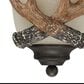 Vaxcel Yoho 10" 1-Light Wall Sconce in Black Walnut, , large