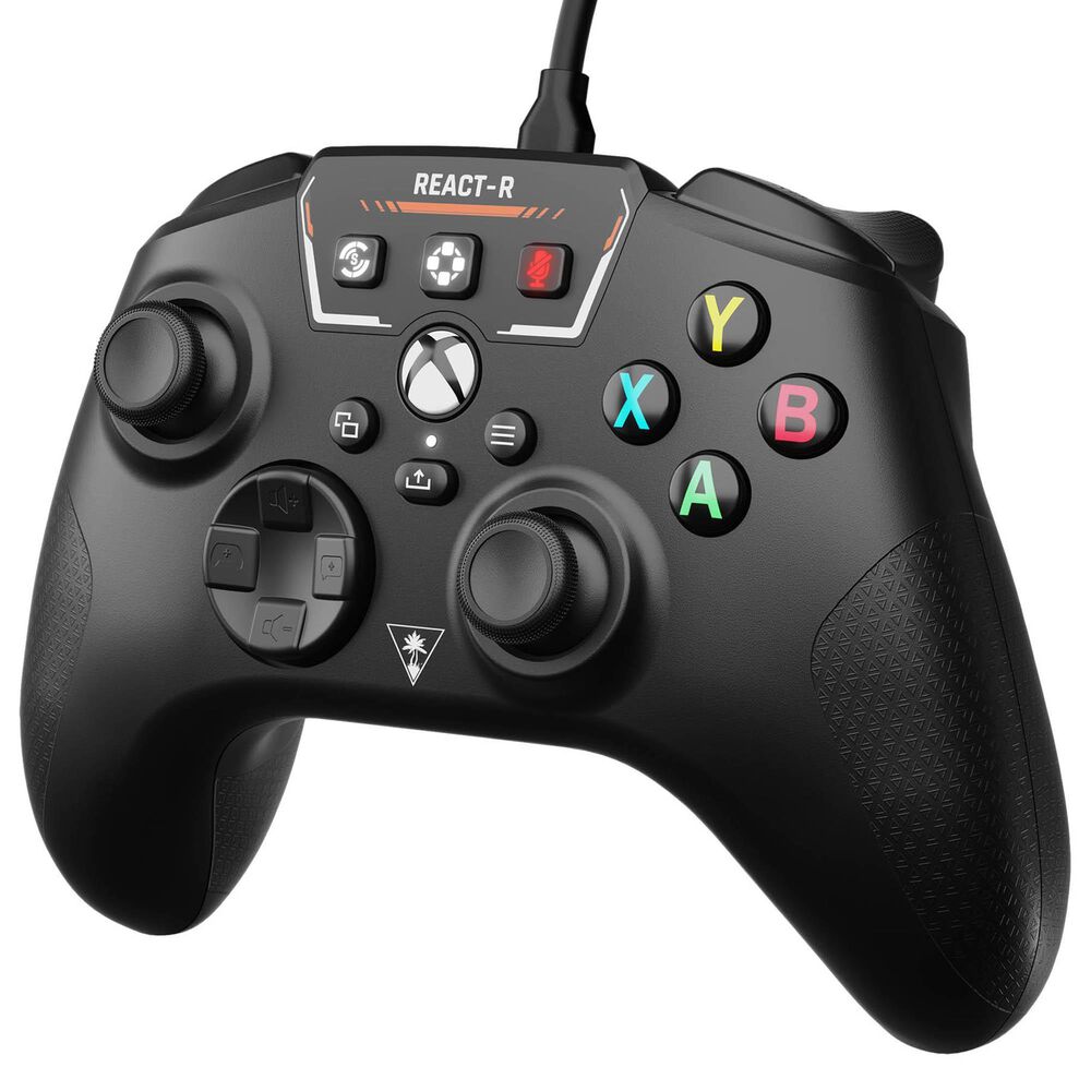 Turtle Beach REACT-R Wired Gaming Controller for Xbox Series X|S/Xbox One in Black, , large