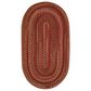 Capel Homecoming 0048-500 8" x 11" Oval Rosewood Area Rug, , large