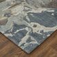 Feizy Zarah 3"6" x 5"6" Blue and Charcoal Area Rug, , large