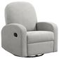 Lifestyle Solutions Paloma Manual Swivel Rocker Recliner in Light Grey, , large