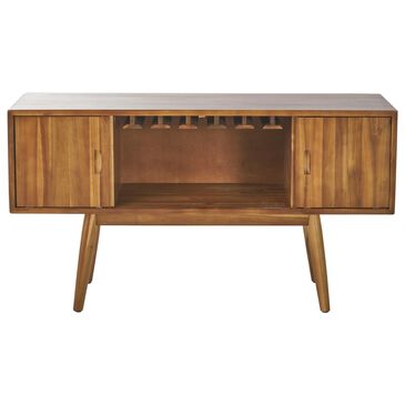 Noble House Edlyn Bar Cabinet in Light Oak, , large