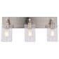 Vaxcel Northfield 3-Light Bathroom Vanity in Satin Nickel, , large
