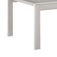 Linon Home Decor Karah Outdoor Anodized Coffee Table in Grey, , large