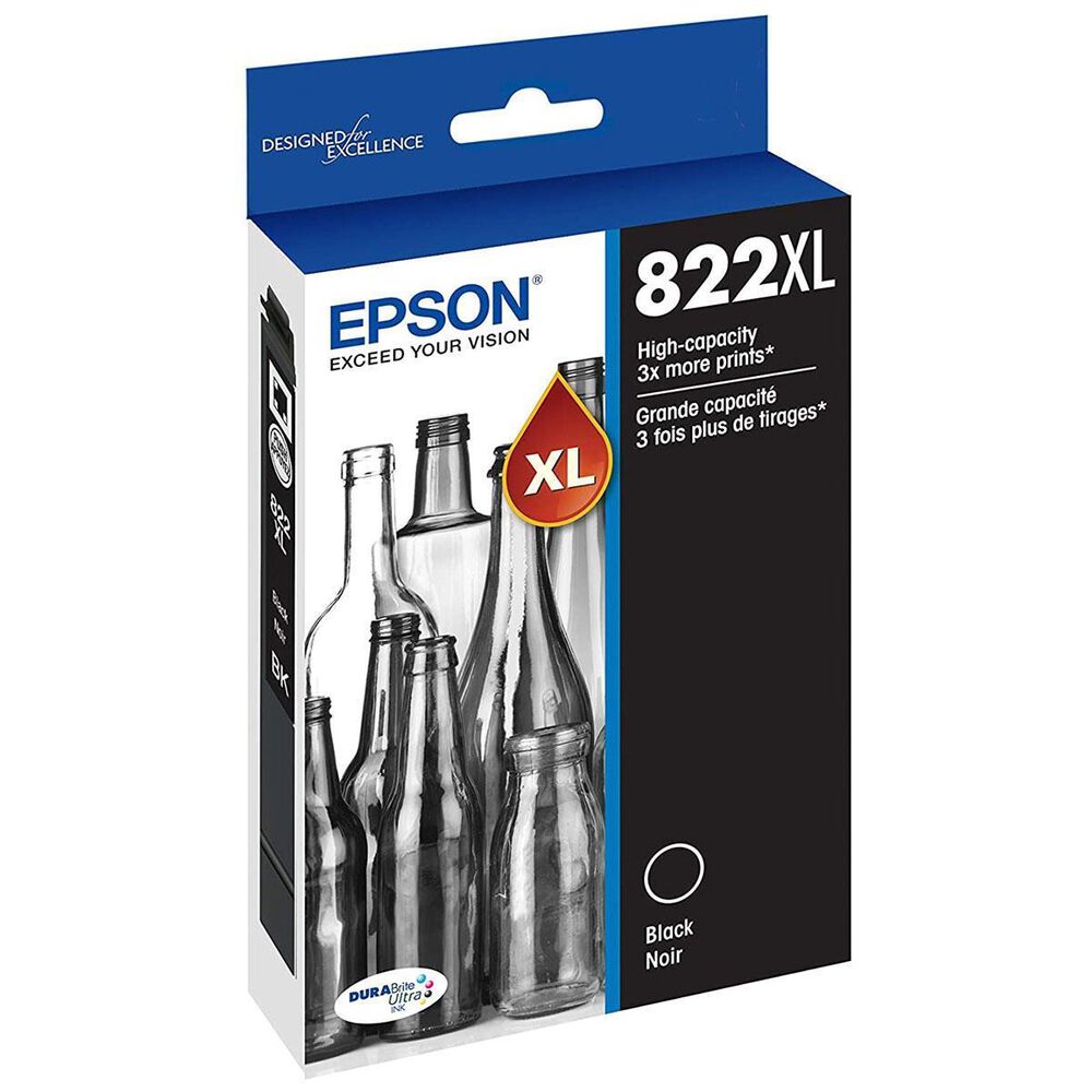 Epson DURABrite T822 Ultra High Capacity Ink Cartridge in Black, , large