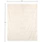 Timberlake 60" x 70" Faux Fur Throw Blanket in Ivory, , large