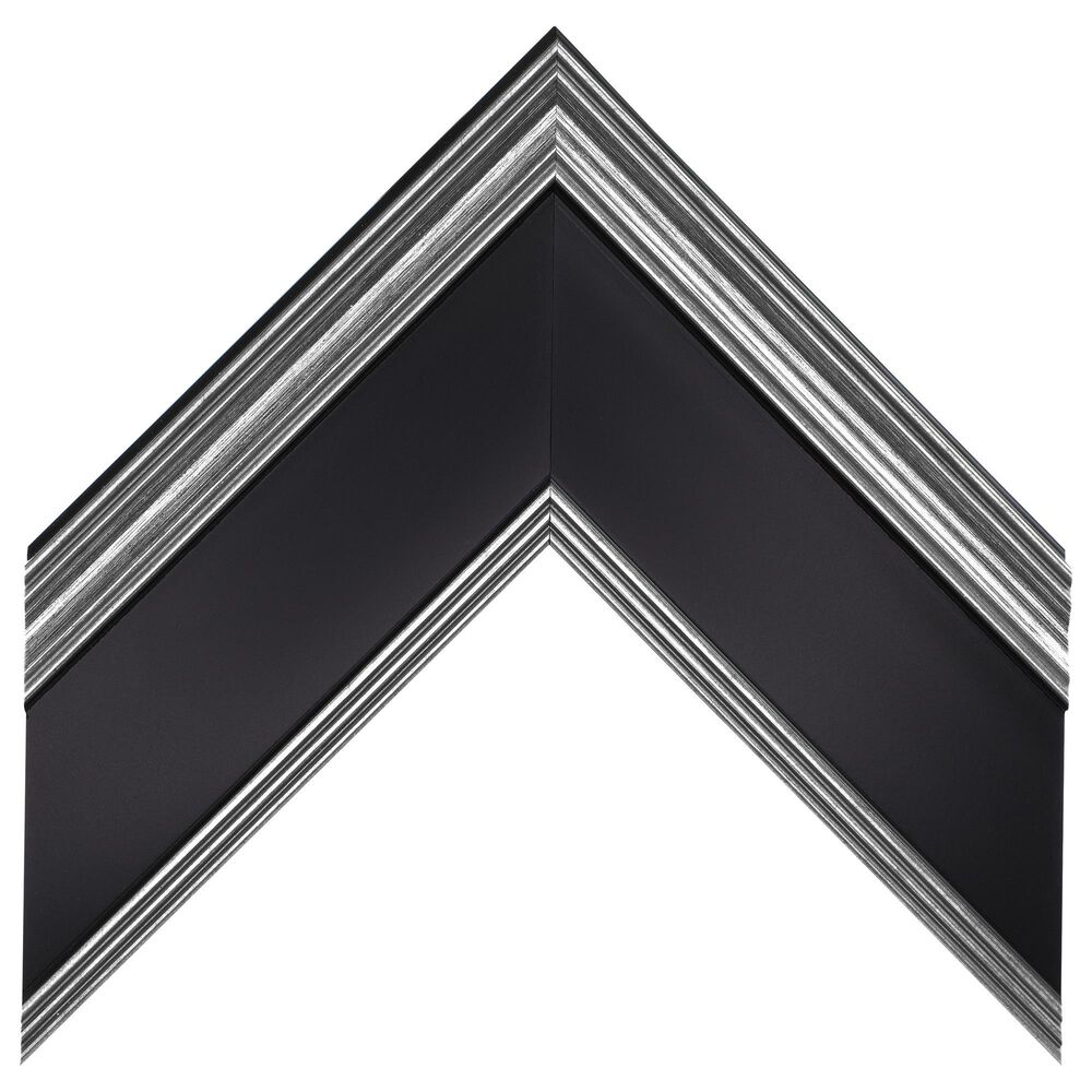Deco TV Frames Premiere 50" 50"  Premiere Bezel for Samsung the Frame TV in Antique Silver and Black, , large
