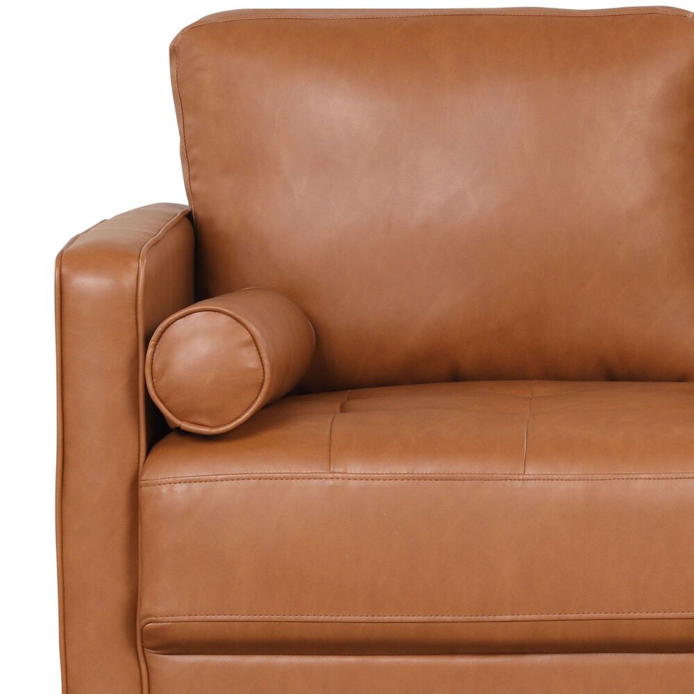 Lifestyle Solutions Langford Stationary Sofa in Caramel, , large