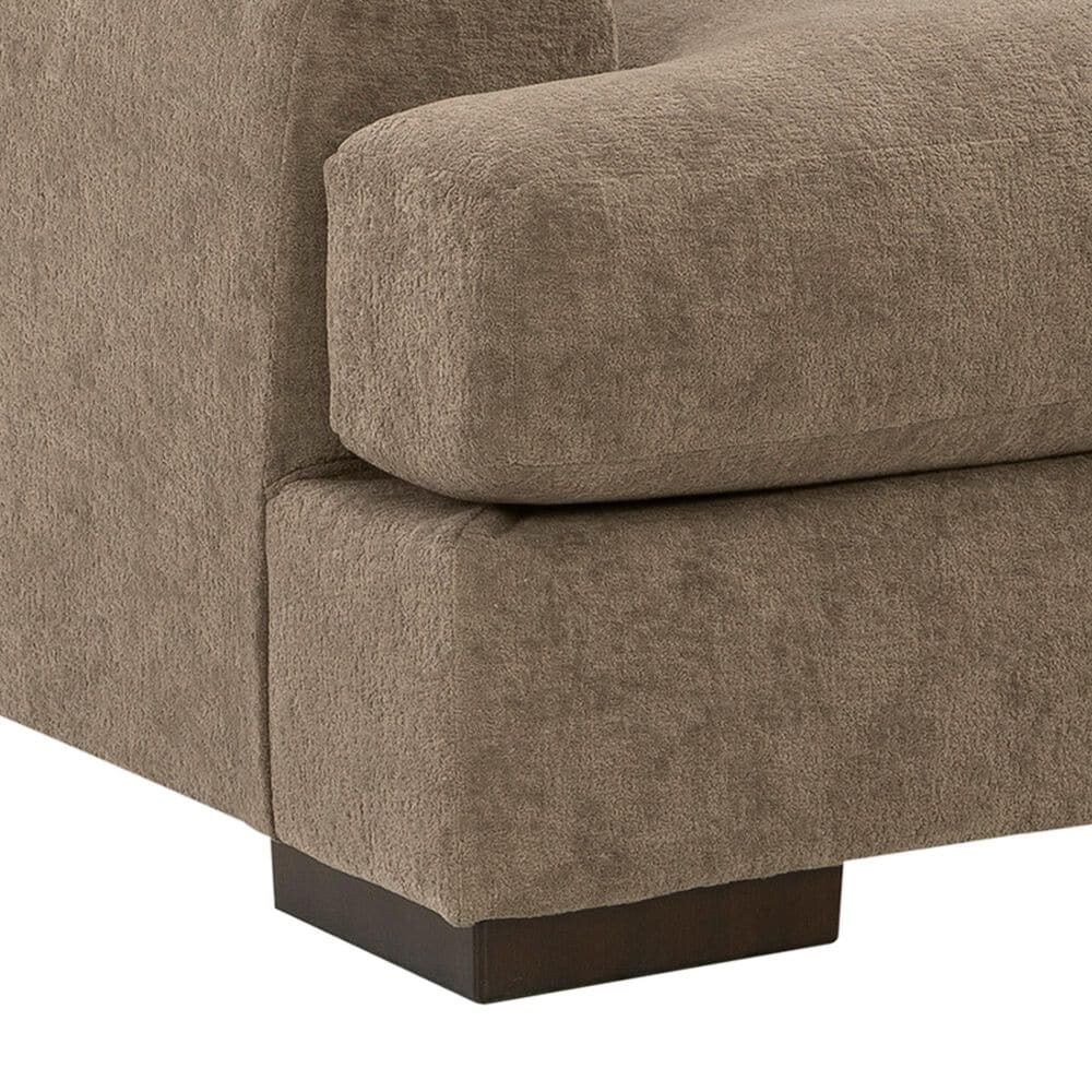 Ashley Jayne Park Chair and a Half with Ottoman in Pecan, , large