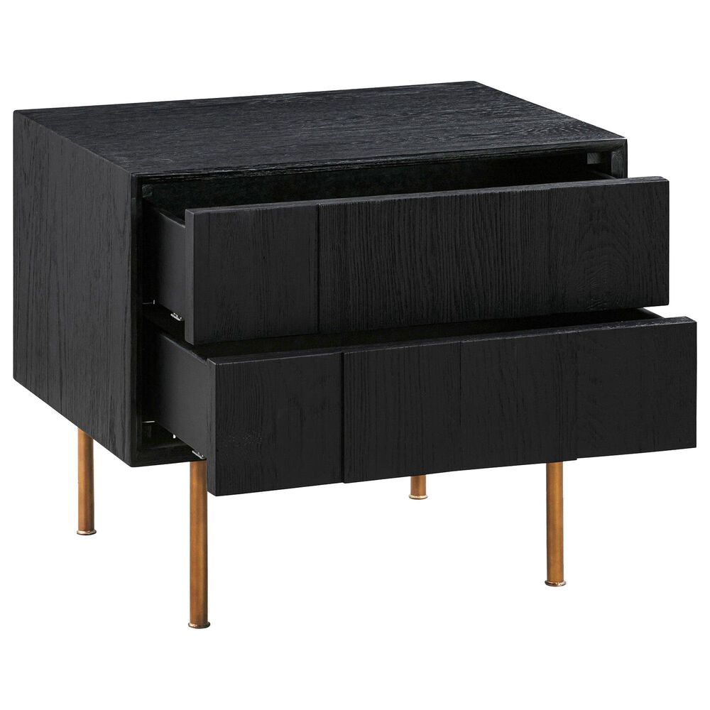 Blue River Carnaby 3-Piece Queen Bed Set in Black Brushed and Bronze, , large