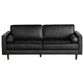 Interlochen 86" Leather Sofa in Florida Black, , large