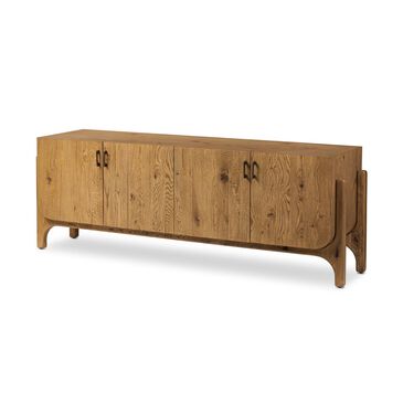 Four Hands Bloomfield Media Console in Worn Oak, , large