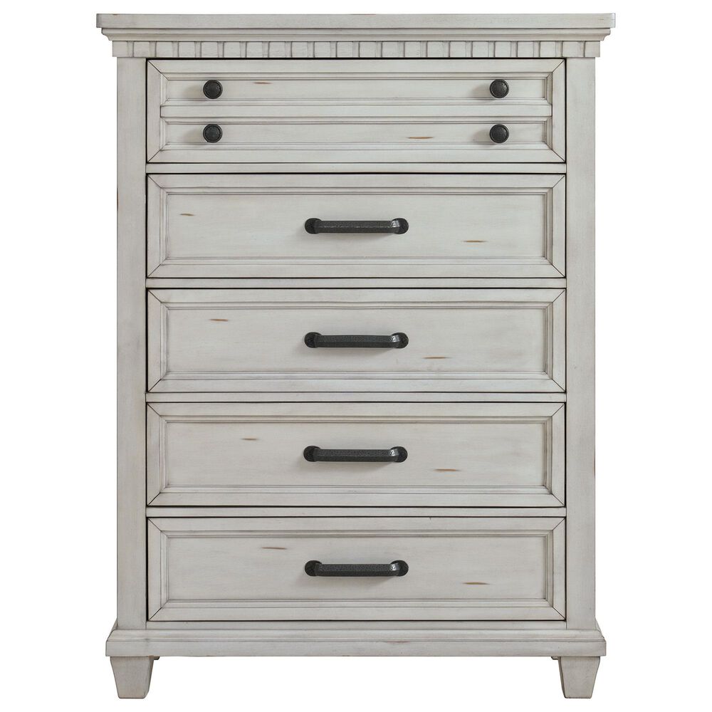 Mayberry Hill McCoy 5-Drawer Chest in Antique White, , large