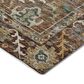 Dalyn Rug Company Silk Road Chocolate, Ivory, Gold, Copper, Blue, Teal and Mocha 8" x 10" Area Rug, , large