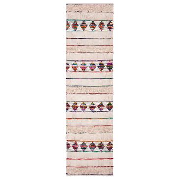 Safavieh Natura NAT657A 2"3" x 8" Ivory and Red Runner, , large