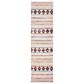 Safavieh Natura NAT657A 2"3" x 8" Ivory and Red Runner, , large