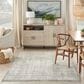 Nourison Lynx 12" x 15"9" Ivory and Blue Area Rug, , large