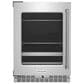 KitchenAid 24" Beverage Center with Left Hinge and Metal-Front Racks in Stainless Steel, , large