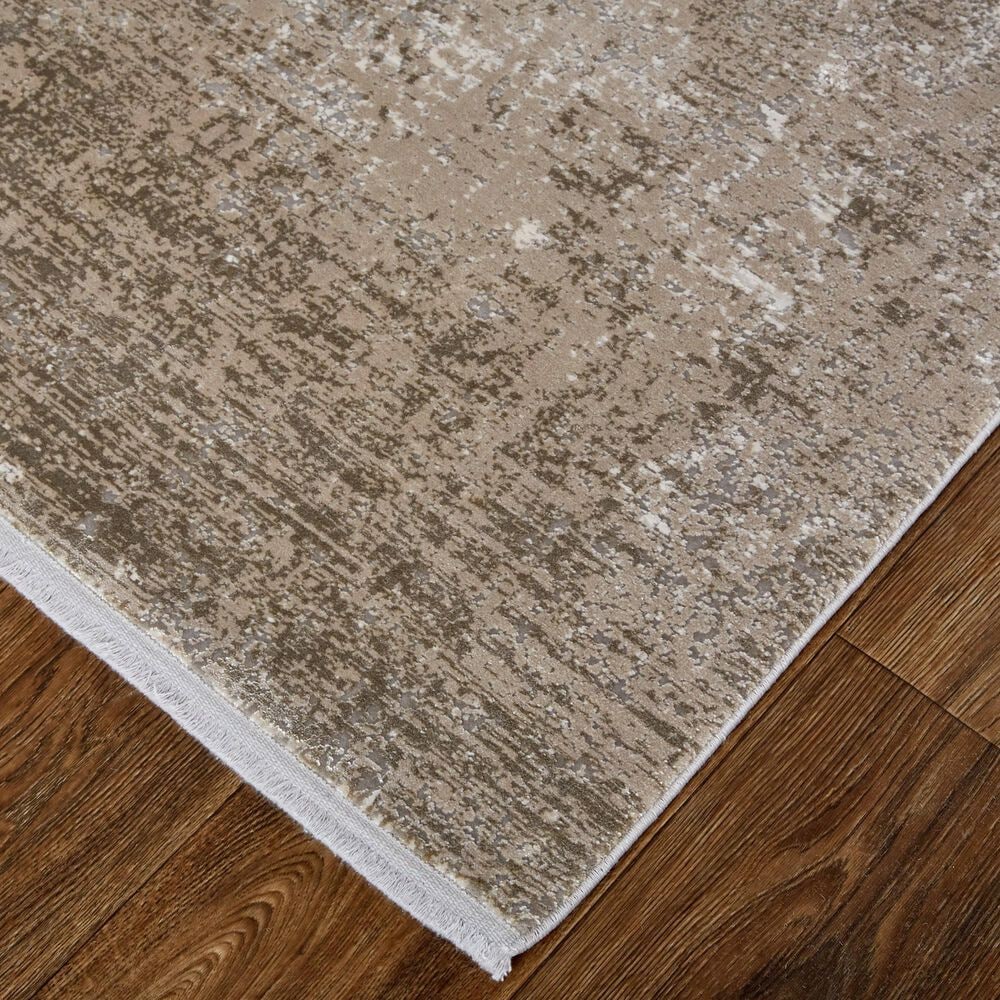 Feizy Cadiz 6&#39;6&quot; x 9&#39;6&quot; Beige and Gray Area Rug, , large
