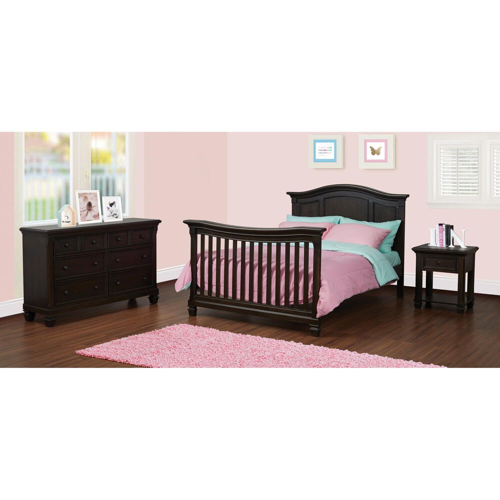 Baby Cache Glendale 6-Drawer Dresser in Charcoal Brown, , large