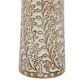 Maple and Jade Handmade Candle Holder in Golden Brown and Whitewashed (Set of 3), , large