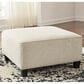 Ashley Abinger Oversized Accent Ottoman in Natural, , large