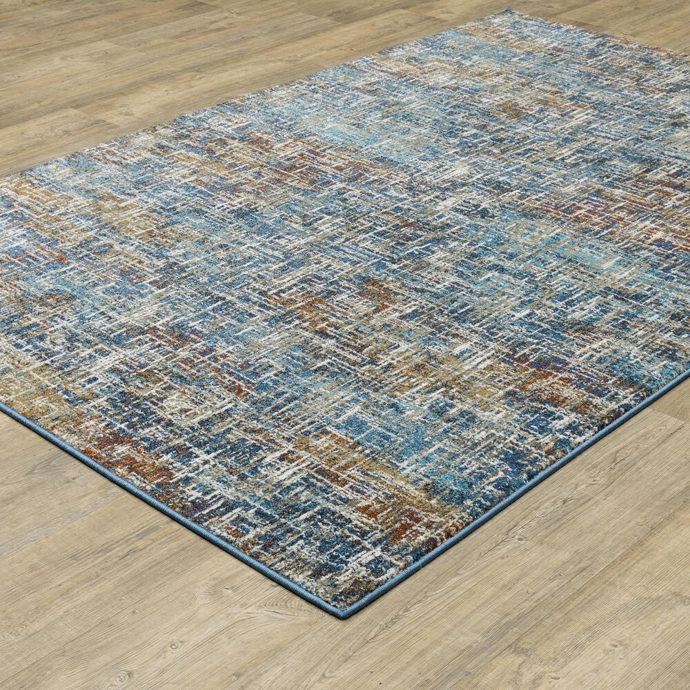 Oriental Weavers Venice Latina 9&#39;10&quot; x 12&#39;10&quot; Blue and Multicolor Area Rug, , large