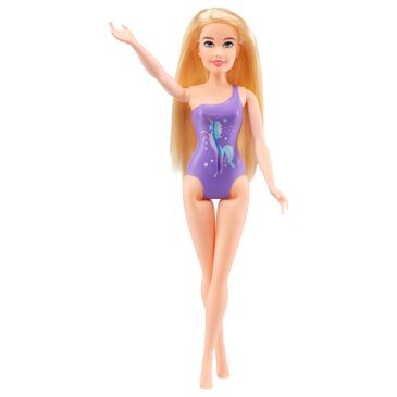 Dream Ella Splash Doll - Aria Blonde Hair Doll with Swimsuit in Purple, , large