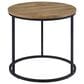 Pacific Landing Lainey Round End Table in Mango and Black, , large