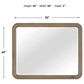 Sterling Timber Playa Landscape Mirror in English Knotty Oak, , large
