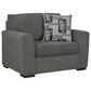 Ashley Gardiner Oversized Chair in Pewter, , large