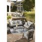 Ashley Visola Lounge Chair with Cushion in Gray - Set of 2, , large