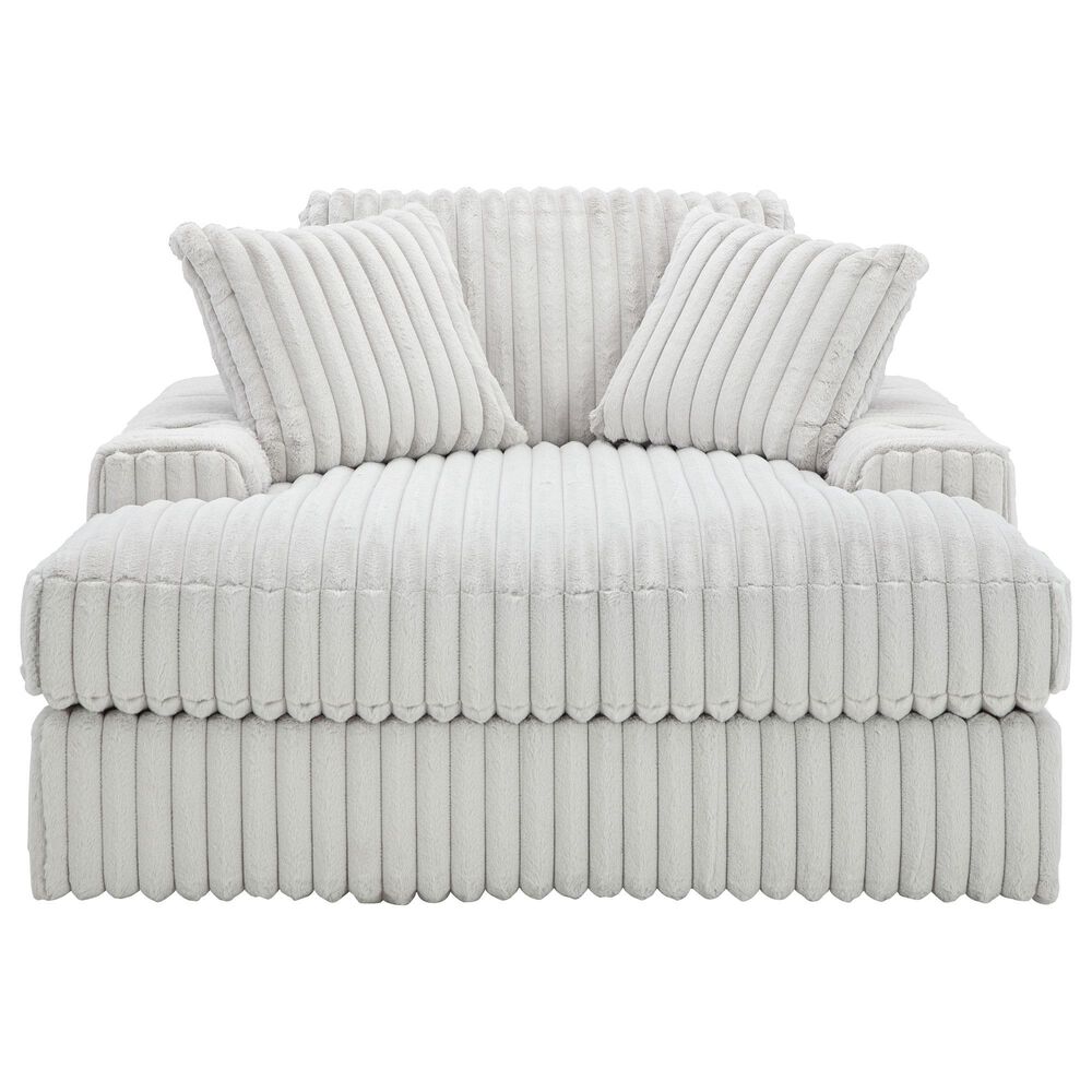Ashley Stupendous Oversized Chaise in Alloy, , large