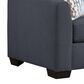 Northwestern Franz Stationary Loveseat in Charcoal, , large