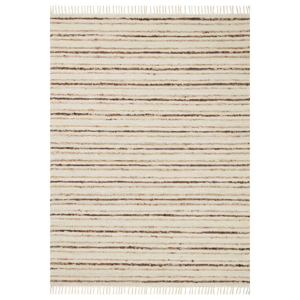 Magnolia Home Nico Ivory and Natural 3"6" x 5"6" Area Rug, , large