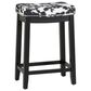 Linon Home Decor Claridge Counter Stool with Black Cow Print Cushion in Black, , large
