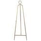 Maple and Jade 66" Adjustable 3-Tier Display Easel with Circular Ring Top in Polished Gold, , large