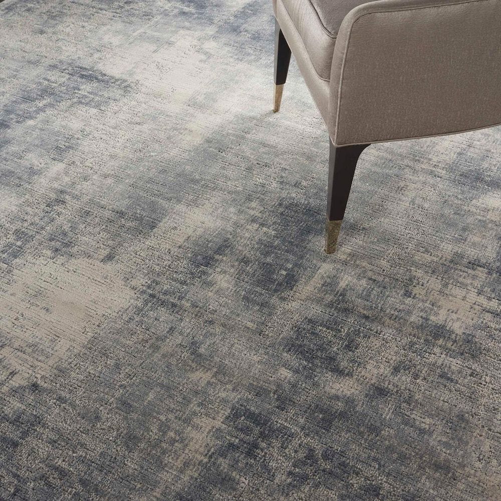 Nourison Rustic Textures 7&#39;10&quot; x 10&#39;6&quot; Blue and Ivory Area Rug, , large