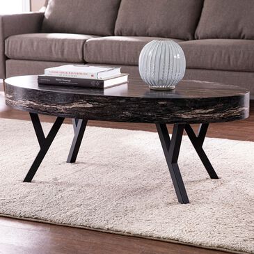 Southern Enterprises Twemlow Coffee Table in Black, , large