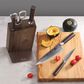 Cangshan Haku 6-Piece Knife Block Set in Dark Brown, , large