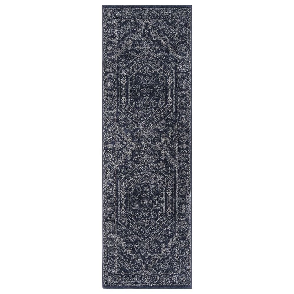 Safavieh Adirondack ADR108N 2&#39;6&quot; x 8&#39; Navy and Ivory Runner, , large