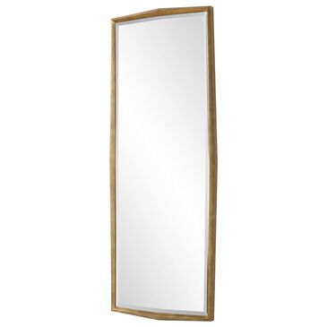 Uttermost On Point Rectangular Wall Mirror in Antiqued Gold Leaf, , large