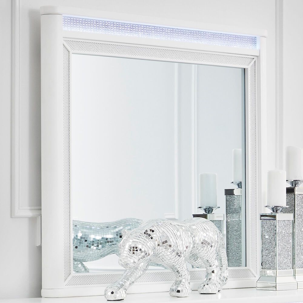 Millenium Chalanna Bedroom Mirror in White, , large