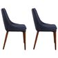Office Star Products Palmer Side Chair with Navy Cushion (Set of 2), , large